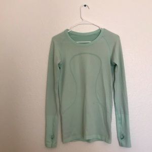 Lululemon mint long sleeve